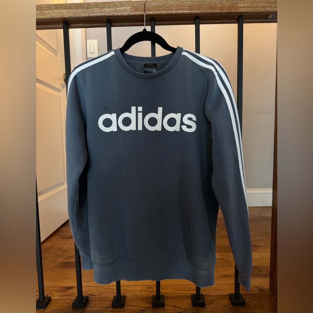 Adidas | Blue Crewneck Sweater | Size S